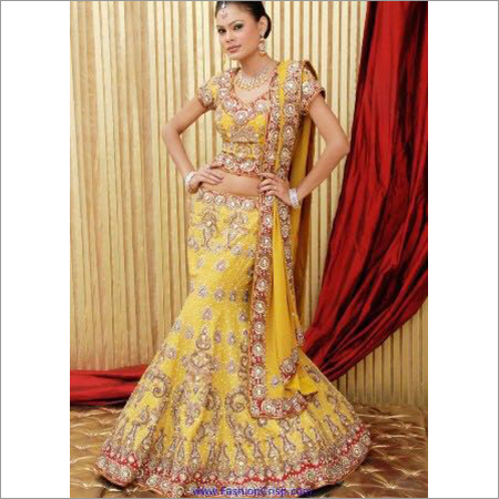 Hand Embroided Bridal Lehngas