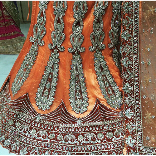 Hand Embroided Bridal Lehngas