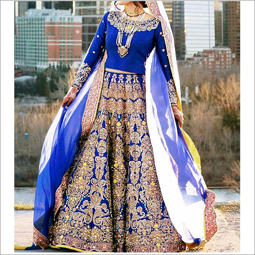 Hand Embroided Bridal Lehngas