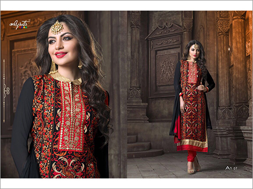 Hand Embroided Black Suits