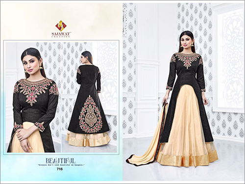 Hand Embroidery Anarkali Suits