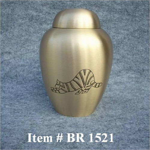 Brass Funeral Urn