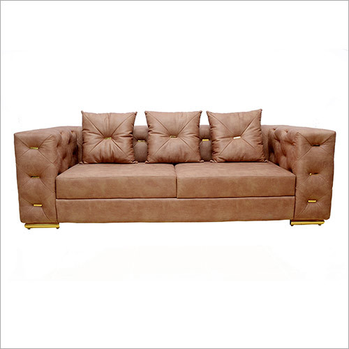 Gold Plated Quilted Sofa