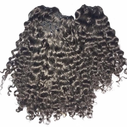 High Quality Natural Color 100% Human Virgin Deep Curly Hair Bundles Application: Profesional