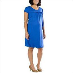 Ladies Maternity Wear - Jersey Fabric, Free Size, Short Sleeves, Available in Blue, Yellow, Green | Breathable, Lightweight, Easy Maintenance, High Tearing Strength