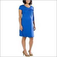 Ladies Maternity Wear - Jersey Fabric, Free Size, Short Sleeves, Available In Blue, Yellow, Green | Breathable, Lightweight, Easy Maintenance, High Tearing Strength