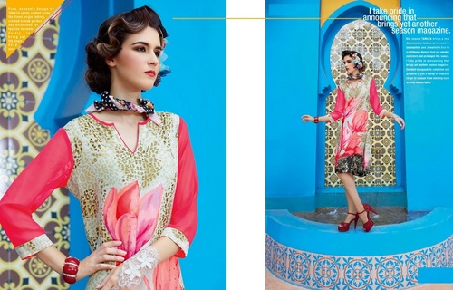 Pink Multi Color Kurtis