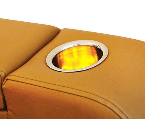 Lighted glass holder