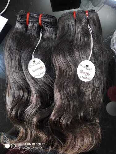 Natural Black Hand Tied Hair Extensions at Best Price in New Delhi |  Blessing Indian Remy Hair Exports Pvt. Ltd.