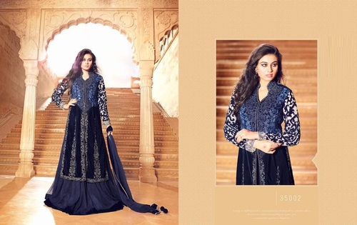 Blue Designer Floor Touch Suit Online