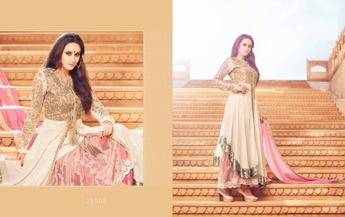 Off White & Pink Buy Fancy Designer Suit Online
