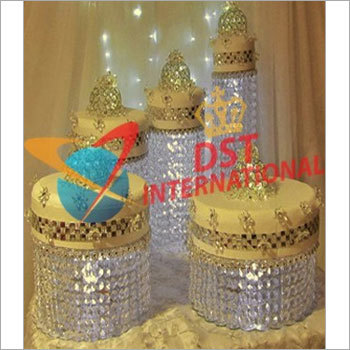 Cascade Crystal Cake Stand