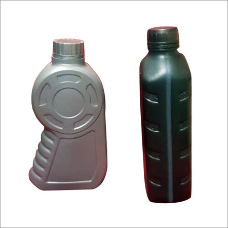 Plastic Black Lubricant Oil Bottle