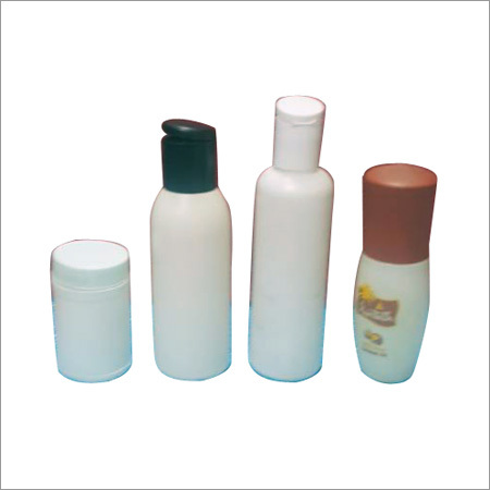 Plastic White Cosmetic Bottle