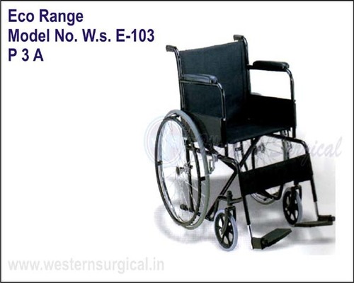 Epoxy Powder Coated Steel Frame Wheel Chair (Eco Range)