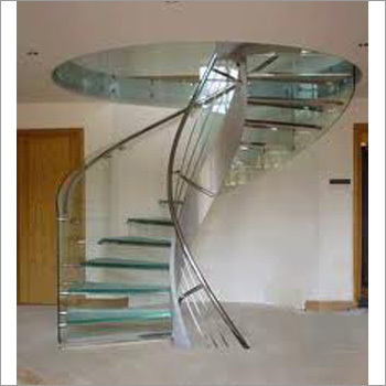 Glass Spiral Staircase