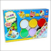 6 Colors Play Dough With Tools - Flour Material, 10x9 Cm, Multicolor | Creative Play, Color Learning, Skill Building, Non-toxic