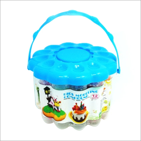 Flower-Shaped pail Play Dough