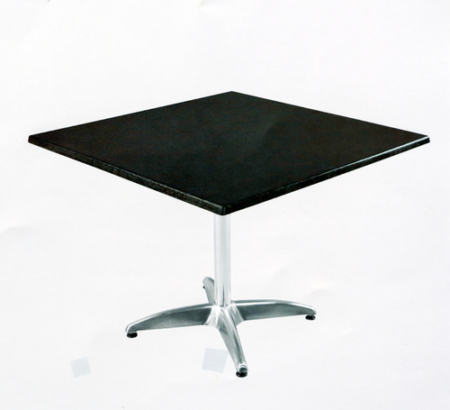 Zayka Basic Square Top - 900w X 900d X 18mm, Particle Board With Pvc Lamination, Scratch Resistant, Easy Maintenance, Available In Beige Marble, Cherry Wood, Dark Granite, Dark Walnut