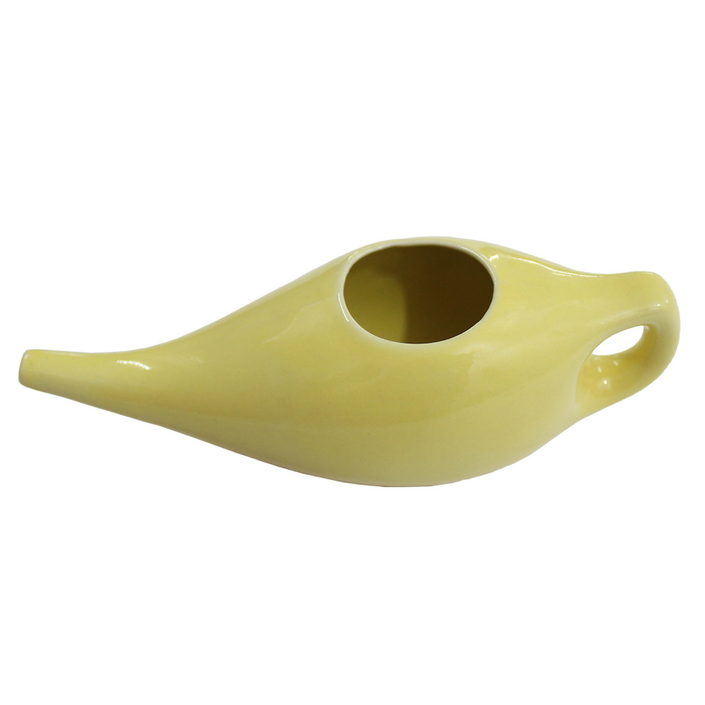 Ceramic Neti Pot- Yellow