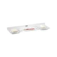 Double Soap Dish Shelf With Tumbler 4 In 1 - Plastic Type: Pvc