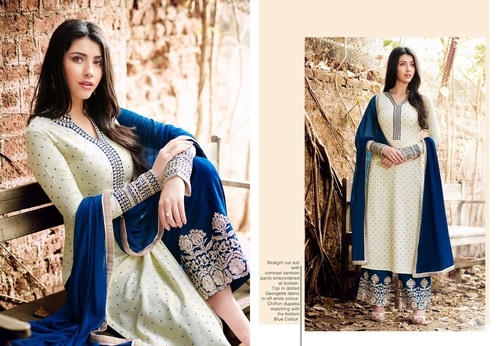 Indian Blue Printed Salwar