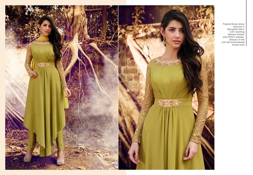 FANCY GREEN SALWAR KAMEEZ