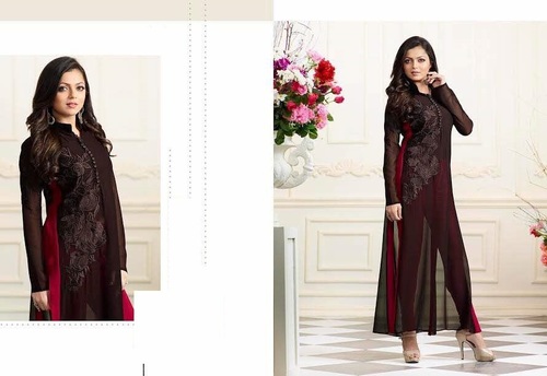 LONG GEORGETTE KURTI