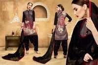 Designer Wedding Dress - Rayon, Customized Size, Black | Full Sleeves, Printed Pattern, Suitable For All Seasons