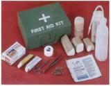 Metal And Plastic First-Aid Kit, Portable