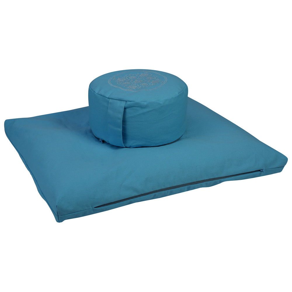 Meditation Cushion Set- Sky Blue