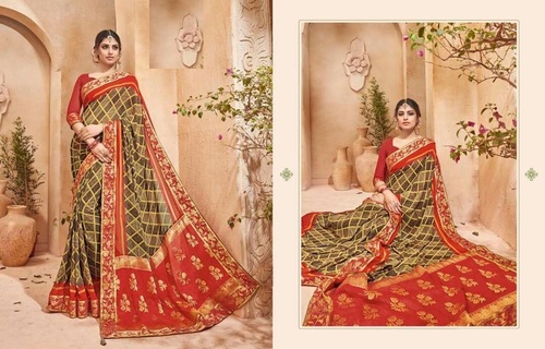 Orrange Silk Saree
