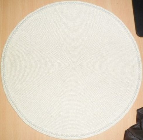 Pure White Placemats Design: Modern