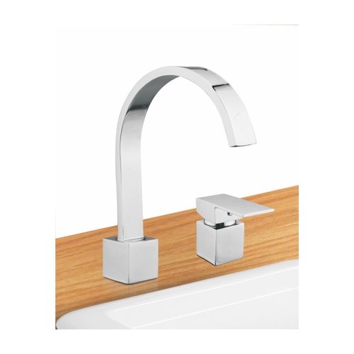 SQUARE TABLE MOUNTED SINGLE LEVER
