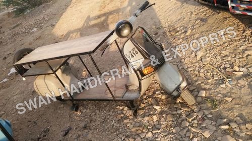 Wrought Iron Scooter Table