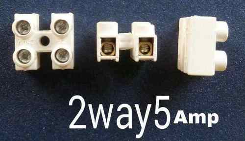 Connector 2 Way 5 Amps Small Connector 2 Way 5 Amps Small