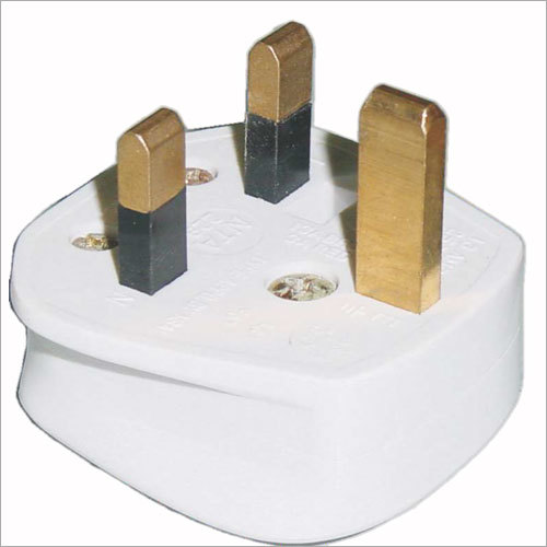 3 Pin Plug White