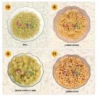 Low Calorie Extruded Raw Snack Fryums