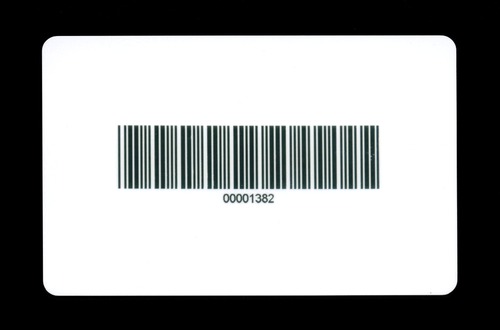 Pastic Barcode Card Printing
