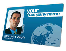 Plastic identity cards
