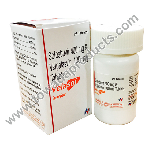 Sofosbuvir 400mg+Velpatasvir 100mg