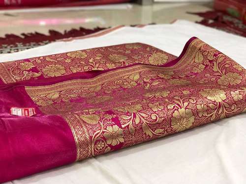 Magenta Banarasi Saree