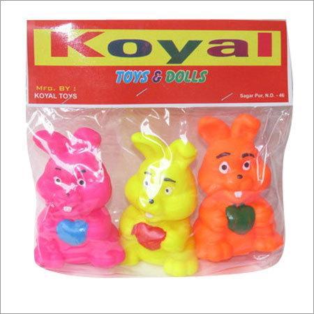 Plastic Soft Toys Set