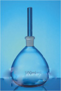 Pycnometers to Gay - Lussac Calibrated Glass Jars | Transparent Design for Laboratory and Hospital Use Weighs 150-350 Grams