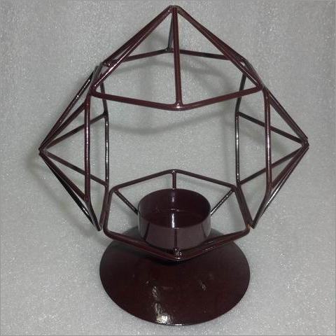 Bowl Shape Iron Candle Holder