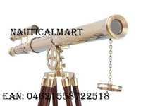 Nauticalmart Floor Standing Brass Griffith Astro Telescope 40" - Free Gold Basket