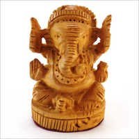 Ganesh Wooden Statue
