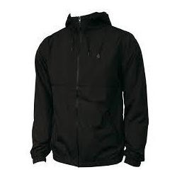 Mens Designer Jacket - Polyester, S-XXL, Black | Waterproof, Breathable, Lightweight, Zipper Closure, Attached Hood, 2 Pockets