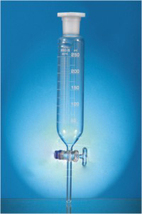 Borosilicate Glass Dropping Funnels, Cylindrical Graduated