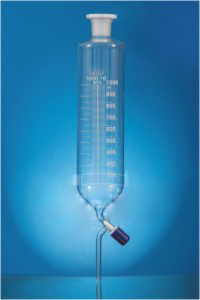 Borosilicate Glass Dropping Funnels, Cylindrical